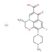 138199-71-0 (S)-9-Fluoro-2,3-dihydro-3-methyl-10-(4-methyl-1-piperazinyl)-7-oxo-7H-pyrido(1,2,3-de)-1,4-benzoxazine-6-carboxylic acid hydrate (2:1) chemical structure