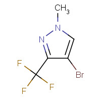 497832-99-2 4-BROMO-1-METHYL-3-(TRIFLUOROMETHYL)-1H-PYRAZOLE chemical structure