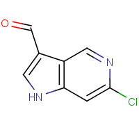 1000341-64-9 6-chloro-1H-pyrrolo[3,2-c]pyridine-3-carbaldehyde chemical structure