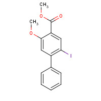 1131587-53-5 methyl 2-iodo-5-methoxybiphenyl-4-carboxylate chemical structure