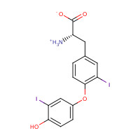 4604-41-5 O-(4-hydroxy-3-iodophenyl)-3-iodo-L-tyrosine chemical structure