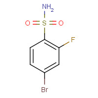 214210-30-7 4-Bromo-2-fluorobenzenesulfonamide chemical structure