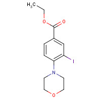 1131614-88-4 ethyl 3-iodo-4-morpholinobenzoate chemical structure