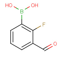 849061-98-9 2-FLUORO-3-FORMYLPHENYLBORONIC ACID chemical structure