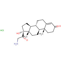 84869-30-7 21-Amino-17-hydroxyprogesterone hydrochloride chemical structure