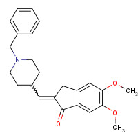 120014-07-5 1-Benzyl-4-(5,6-dimethoxy-1-oxoindan-2-ylindenemethyl)piperidine chemical structure