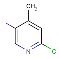 550347-54-1 Pyridine,2-chloro-5-iodo-4-methyl- chemical structure