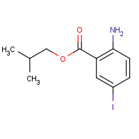 1131605-42-9 isobutyl 2-amino-5-iodobenzoate chemical structure