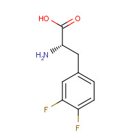 31105-90-5 L-3,4-DIFLUOROPHENYLALANINE chemical structure