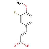 630424-79-2 4-FLUORO-3-METHOXYCINNAMIC ACID chemical structure