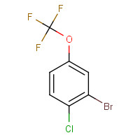 468075-00-5 2-BROMO-1-CHLORO-4-(TRIFLUOROMETHOXY)BENZENE chemical structure