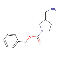 315717-77-2 3-AMINOMETHYL-PYRROLIDINE-1-CARBOXYLIC ACID BENZYL ESTER chemical structure