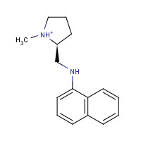 82160-07-4 (S)-(-)-1-METHYL-2-(1-NAPHTHYLAMINOMETHYL)PYRROLIDINE chemical structure