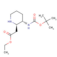150618-13-6 ETHYL (2R,3S)-3-BOC-AMINO-2-PIPERIDINEACETATE chemical structure