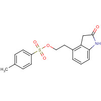 139122-20-6 4-[2'-[[(4-METHYLPHENYL)SULFONYL]OXY]ETHYL]-1,3-DIHYDRO-2H-INDOLE-2-ONE chemical structure