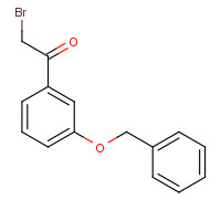 19381-40-9 2-bromo-1-[3-(phenylmethoxy)phenyl]ethan-1-one chemical structure