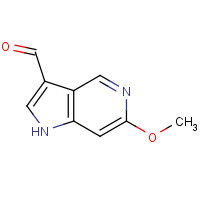 1190315-58-2 6-methoxy-1H-pyrrolo[3,2-c]pyridine-3-carbaldehyde chemical structure