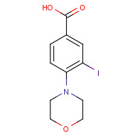 1131614-36-2 3-iodo-4-morpholinobenzoic acid chemical structure