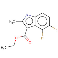 886362-67-0 4,5-DIFLUORO-2-METHYLINDOLE-3-CARBOXYLIC ACID ETHYL ESTER chemical structure
