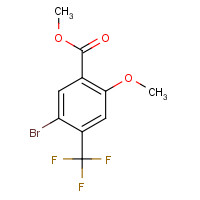 1131587-97-7 methyl 5-bromo-2-methoxy-4-(trifluoromethyl)benzoate chemical structure