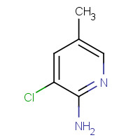31430-41-8 2-AMINO-3-CHLORO-5-METHYLPYRIDINE chemical structure
