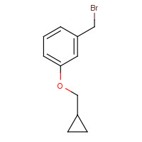 411229-86-2 1-(bromomethyl)-3-(cyclopropylmethoxy)benzene chemical structure