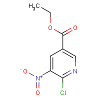 171876-22-5 Ethyl 6-chloro-5-nitro-3-pyridinecarboxylate chemical structure