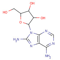 3868-33-5 8-AMINOADENOSINE chemical structure