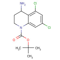 886362-15-8 4-AMINO-1-N-BOC-5,7-DICHLORO-1,2,3,4-TETRAHYDROQUINOLINE chemical structure