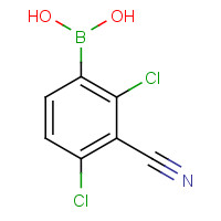 957120-87-5 2,4-Dichloro-3-cyanophenylboronic acid chemical structure