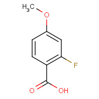 394-42-3 2-Fluoro-4-methoxybenzoic acid chemical structure