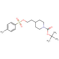 89151-45-1 1-BOC-4-[2-(TOLUENE-4-SULFONYLOXY)-ETHYL]-PIPERIDINE chemical structure