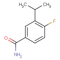 1112179-26-6 4-fluoro-3-isopropylbenzamide chemical structure