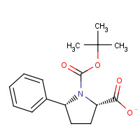 221352-49-4 (2S,5R)-BOC-5-PHENYL-PYRROLIDINE-2-CARBOXYLIC ACID chemical structure