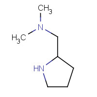 70754-93-7 dimethyl(pyrrolidin-2-ylmethyl)amine chemical structure