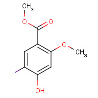1131587-51-3 methyl 4-hydroxy-5-iodo-2-methoxybenzoate chemical structure