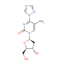109389-25-5 2(1H)-Pyrimidinone,1-(2-deoxy-b-D-erythro-pentofuranosyl)-5-methyl-4-(1H-1,2,4-triazol-1-yl) chemical structure