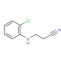 94-89-3 3-[(2-Chlorophenyl)amino]propanenitrile chemical structure
