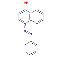 3651-02-3 4-(phenylazo)-1-naphthol chemical structure