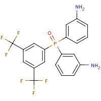 299176-31-1 BIS(3-AMINOPHENYL) 3,5-DI(TRIFLUOROMETHYL)PHENYL PHOSPHINE OXIDE chemical structure
