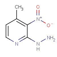 21901-19-9 1-(4-methyl-3-nitropyridin-2-yl)hydrazine chemical structure