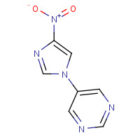 1184914-80-4 5-(4-nitro-1H-imidazol-1-yl)pyrimidine chemical structure
