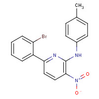 1206676-88-1 6-(2-bromophenyl)-3-nitro-N-p-tolylpyridin-2-amine chemical structure