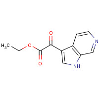 890050-71-2 ethyl 2-oxo-2-(1H-pyrrolo[2,3-c]pyridin-3-yl)acetate chemical structure