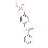 117224-39-2 4-(BENZOYLOXY)PHENYL CHLOROMETHANESULFONATE chemical structure