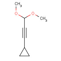 436097-28-8 (3,3-Dimethoxy-prop-1-ynyl)-cyclopropane chemical structure