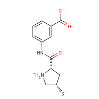 219909-83-8 3-[(2S,4S)-4-Mercaptopyrrolidine-2-carboxamido]benzoic acid hydrochloride chemical structure