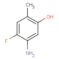 122455-85-0 5-AMINO-4-FLUORO-2-METHYLPHENOL chemical structure