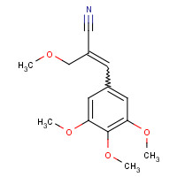 7520-69-6 3,4,5-TRIMETHOXY-2-(METHOXYMETHYL)CINNAMONITRILE chemical structure