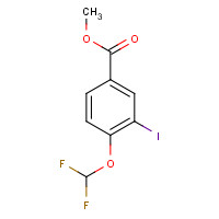 1131614-23-7 methyl 4-(difluoromethoxy)-3-iodobenzoate chemical structure